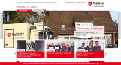 Desktop Screenshot of malteser-lutten.de