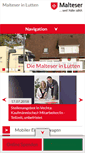 Mobile Screenshot of malteser-lutten.de
