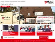 Tablet Screenshot of malteser-lutten.de